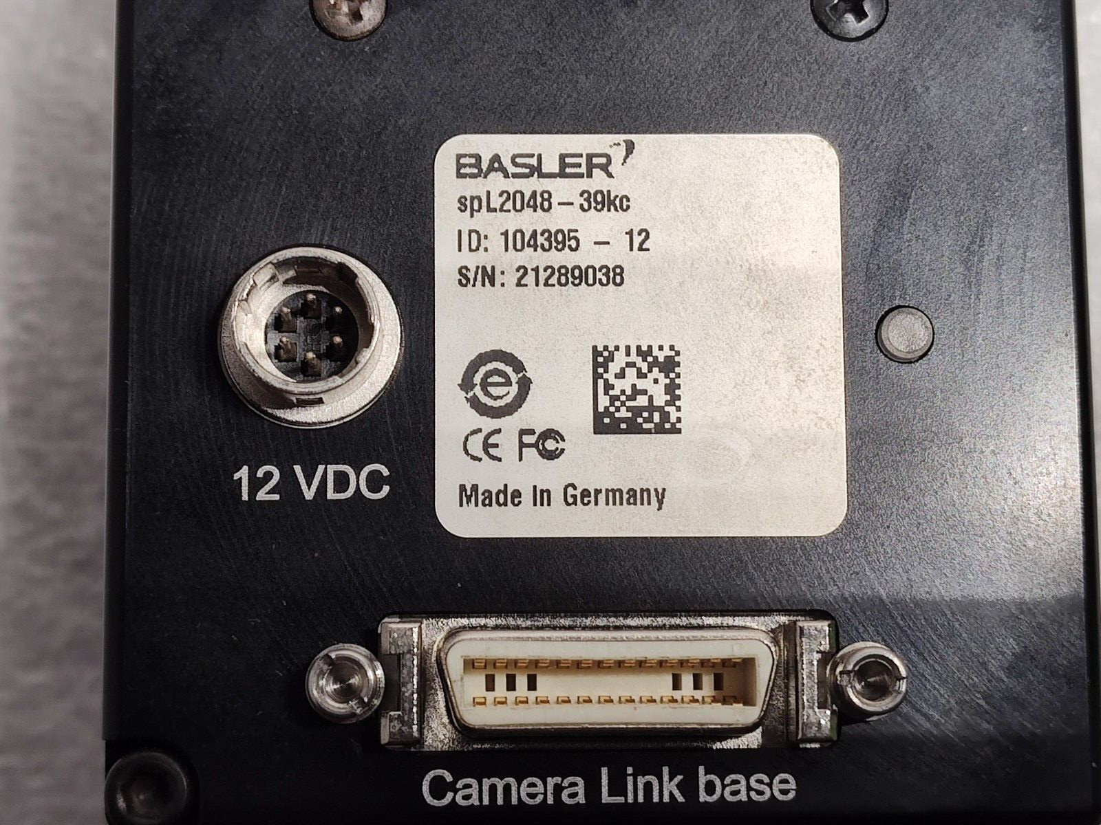 BASLER Industrial Line Scan Camera spL2048-70km Brand NEW