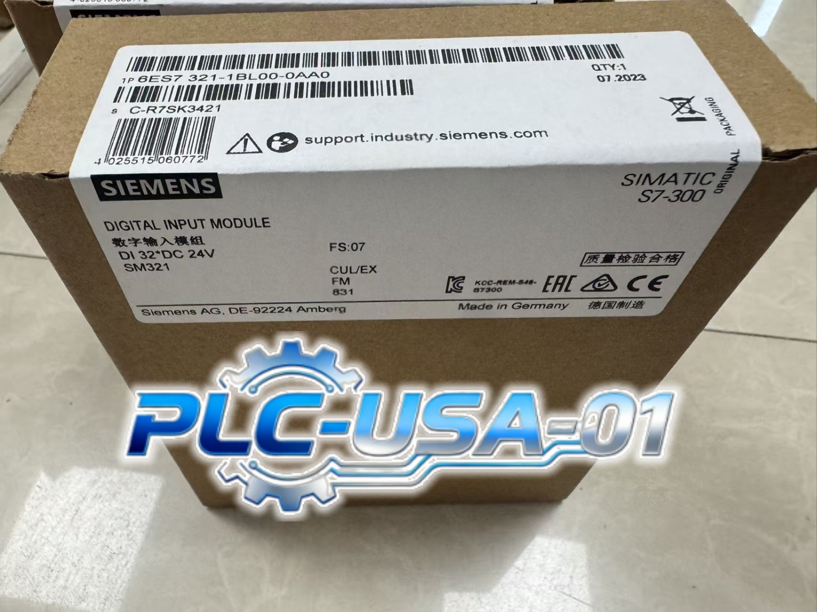 6ES7 321-1BL00-0AA0 1PCS New Siemens 6ES7321-1BL00-0AA0 24V Module Fast shipping