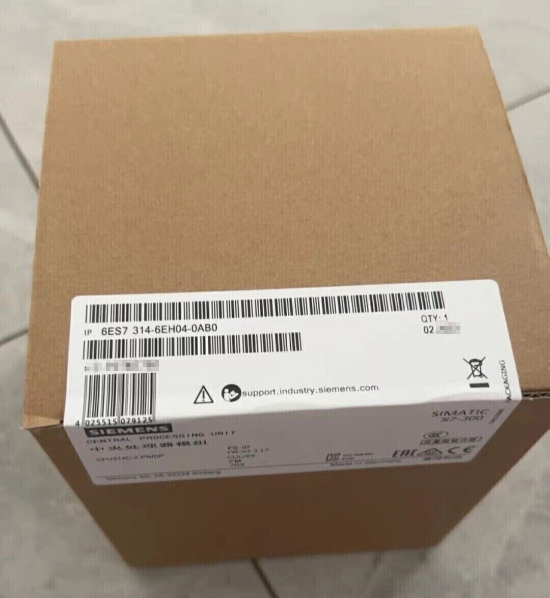 high quality Siemens 6ES7 314-6EH04-0AB0 6ES7314-6EH04-0AB0 New, Fast delivery