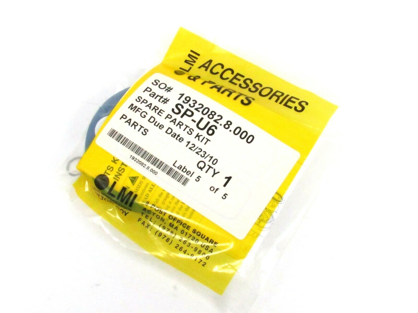 NEW LMI SP-U6 SPARE PARTS SERVICE KIT SPU6