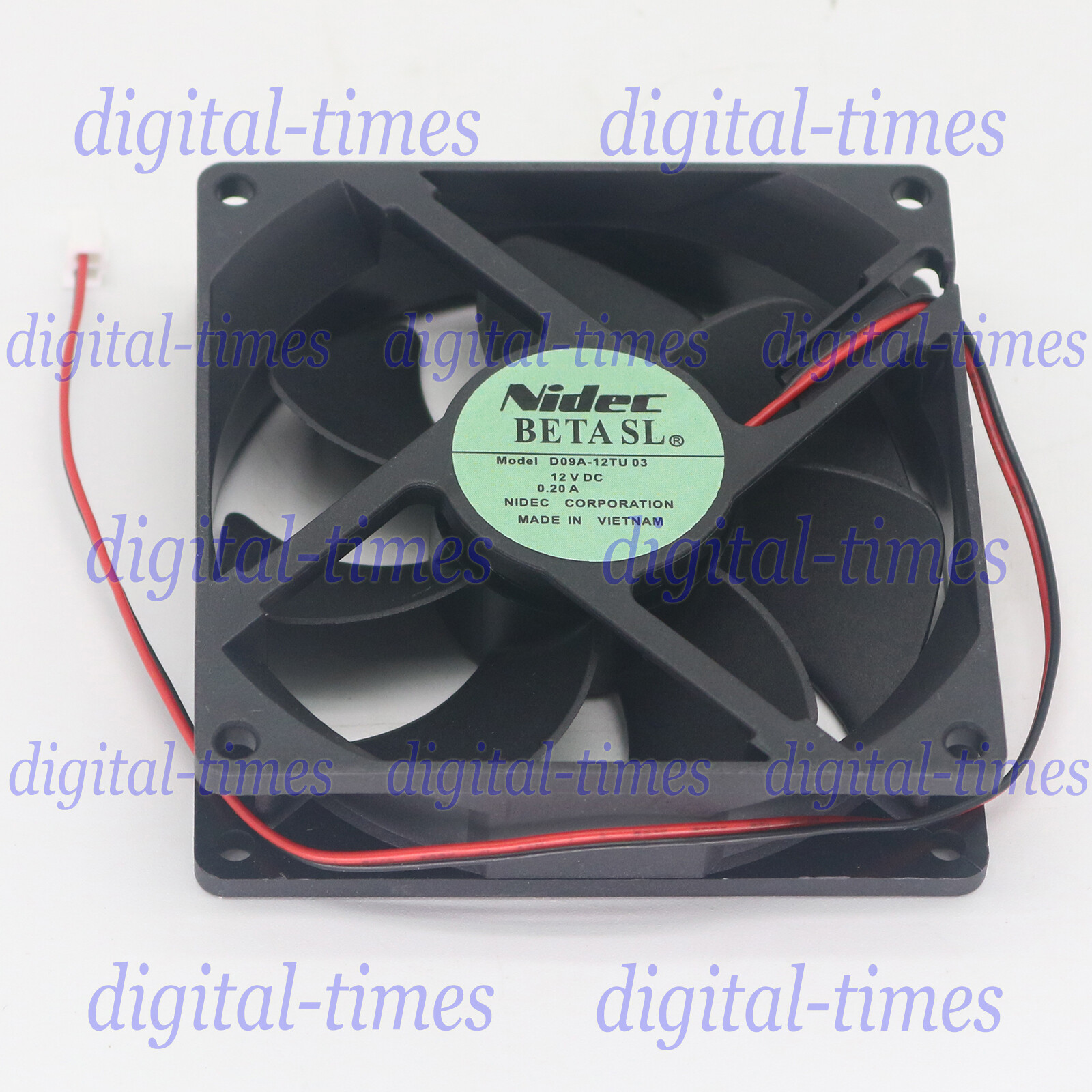 New Nidec D09A-12TU 03 12V 0.2A 9025 9cm Inverter Chassis Cooling Industrial Fan