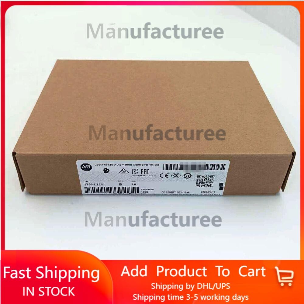 New Factory Sealed Allen Bradley 1756-L72S SER B GuardLogix 5572S Controller 4MB