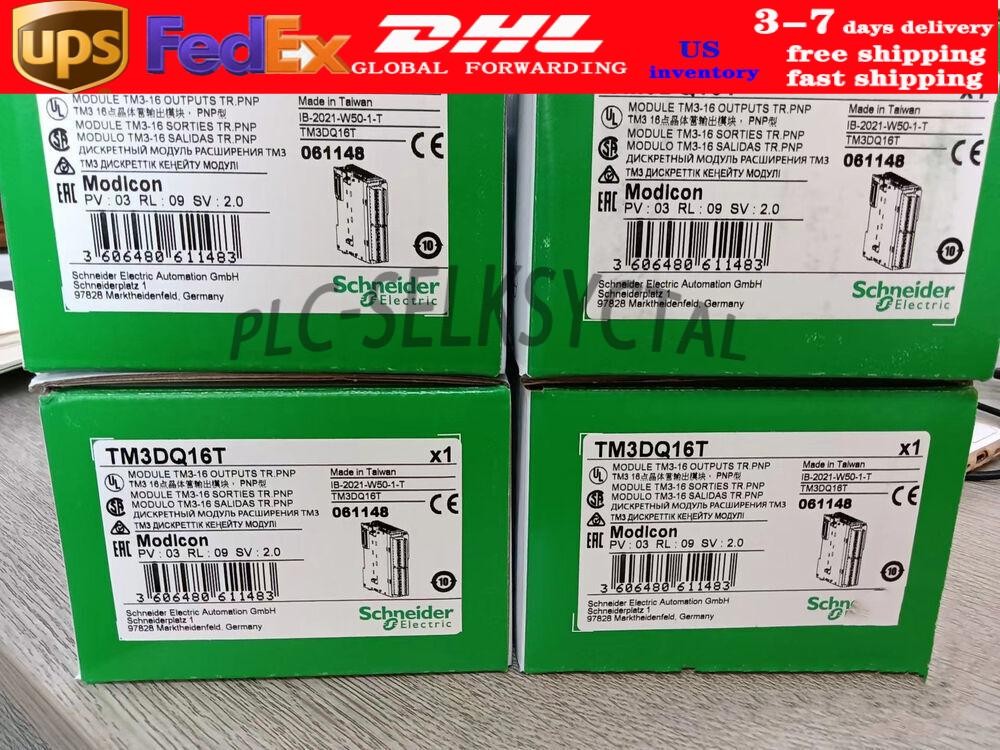 One Schneider TM3DQ16T PLC Module New In Box Fast Shipping