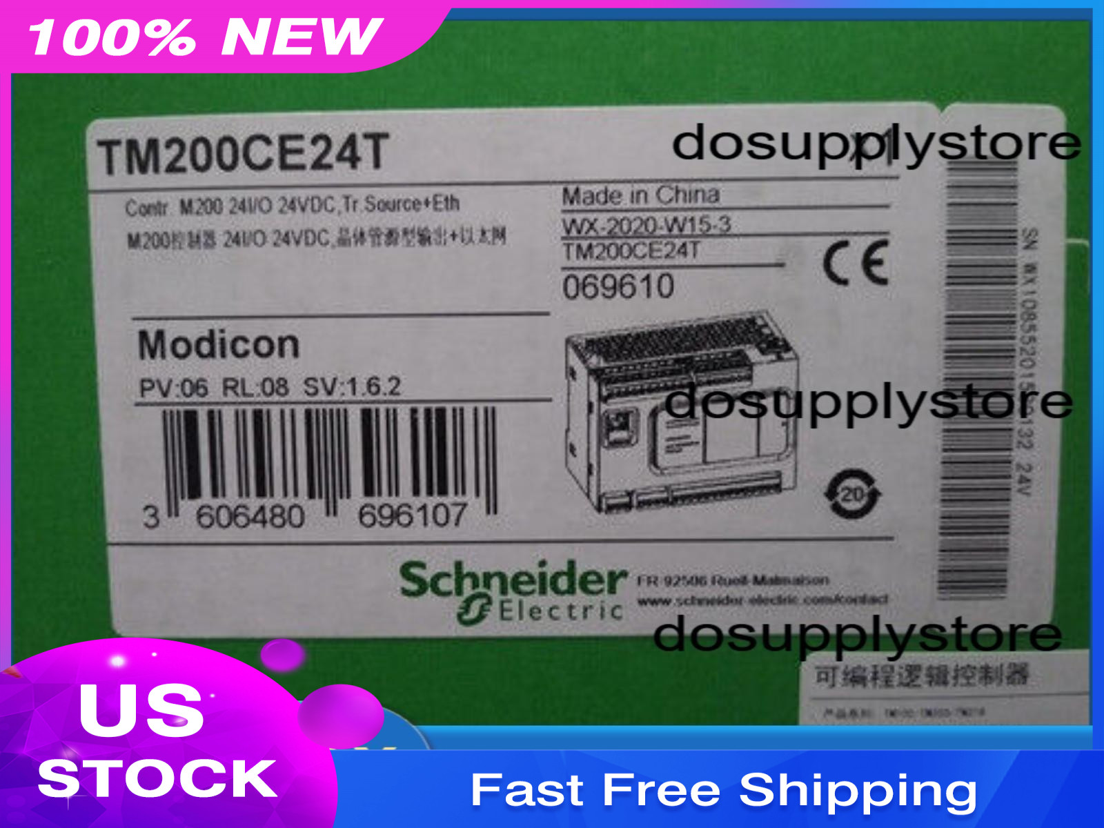 1PC New Schneider TM200CE24T PLC Module Expedited Shipping