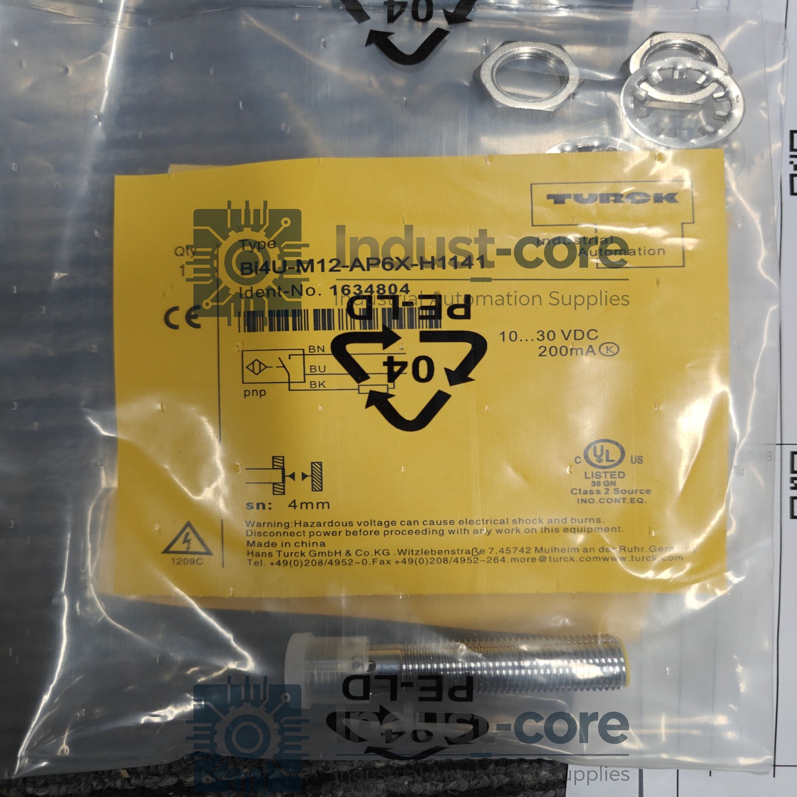 1PCS NEW TURCK BI4U-M12-AP6X-H1141 Sensor&Proximity Switch