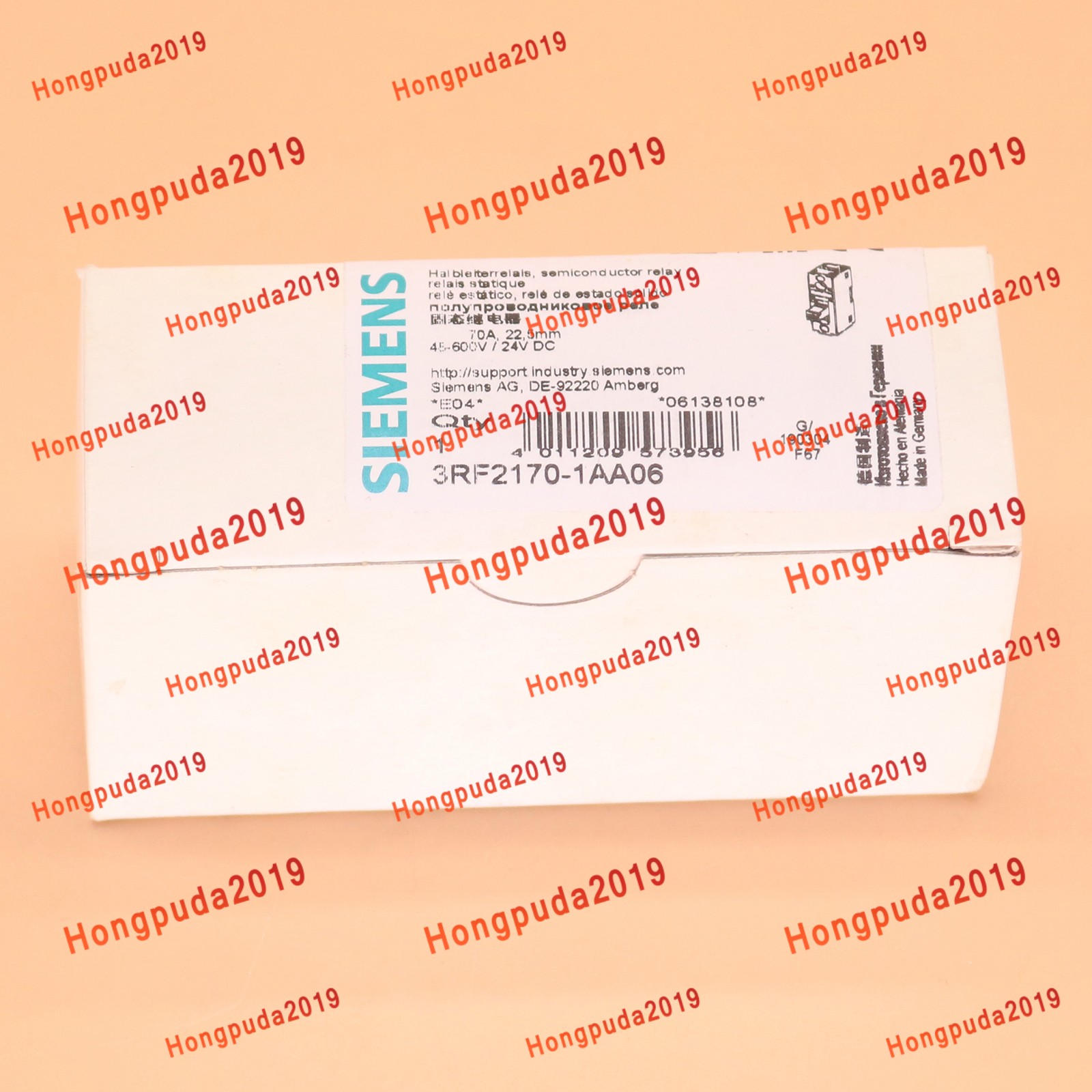SIEMENS 1PC New SIRIUS 3RF2170-1AA06 Solid State Relay free shipping