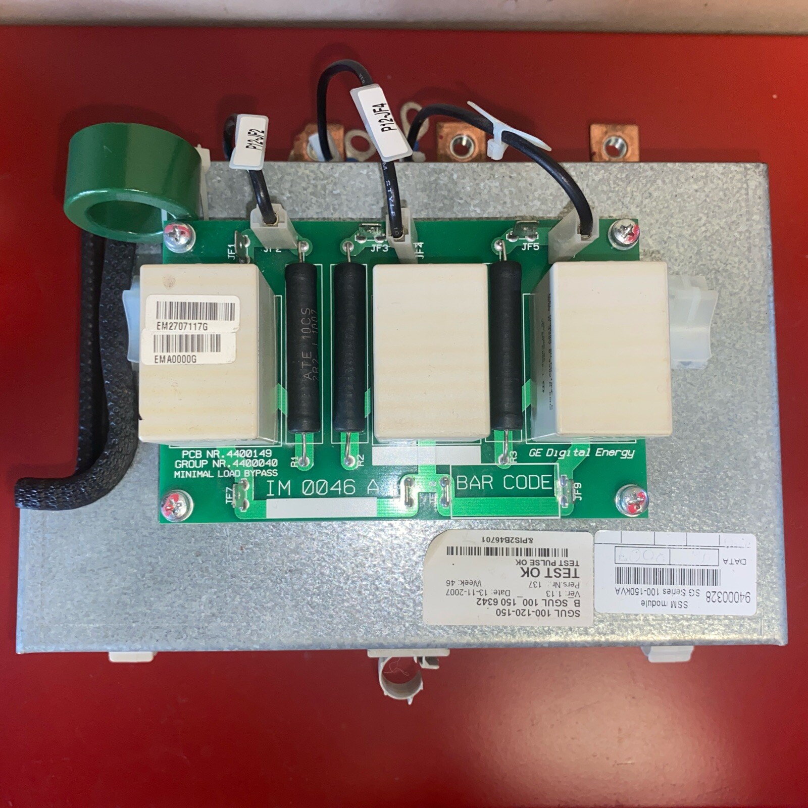 GE DIGITAL ENERGY IM0046A W/IM6342A Board