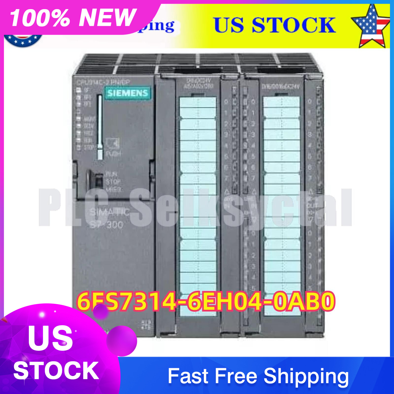 New Siemens 6ES7 314-6EH04-0AB0 6ES7314-6EH04-0AB0 S7-300 CPU 314C-2PN/DP