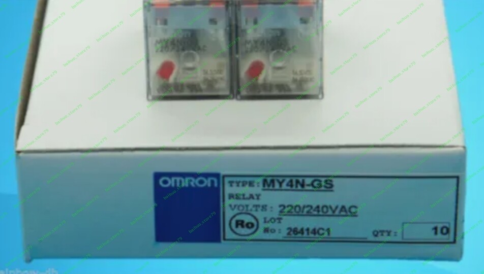 Omron MY4N-GS Small Relay 24 VDC MY4NGS 10Pcs/Box