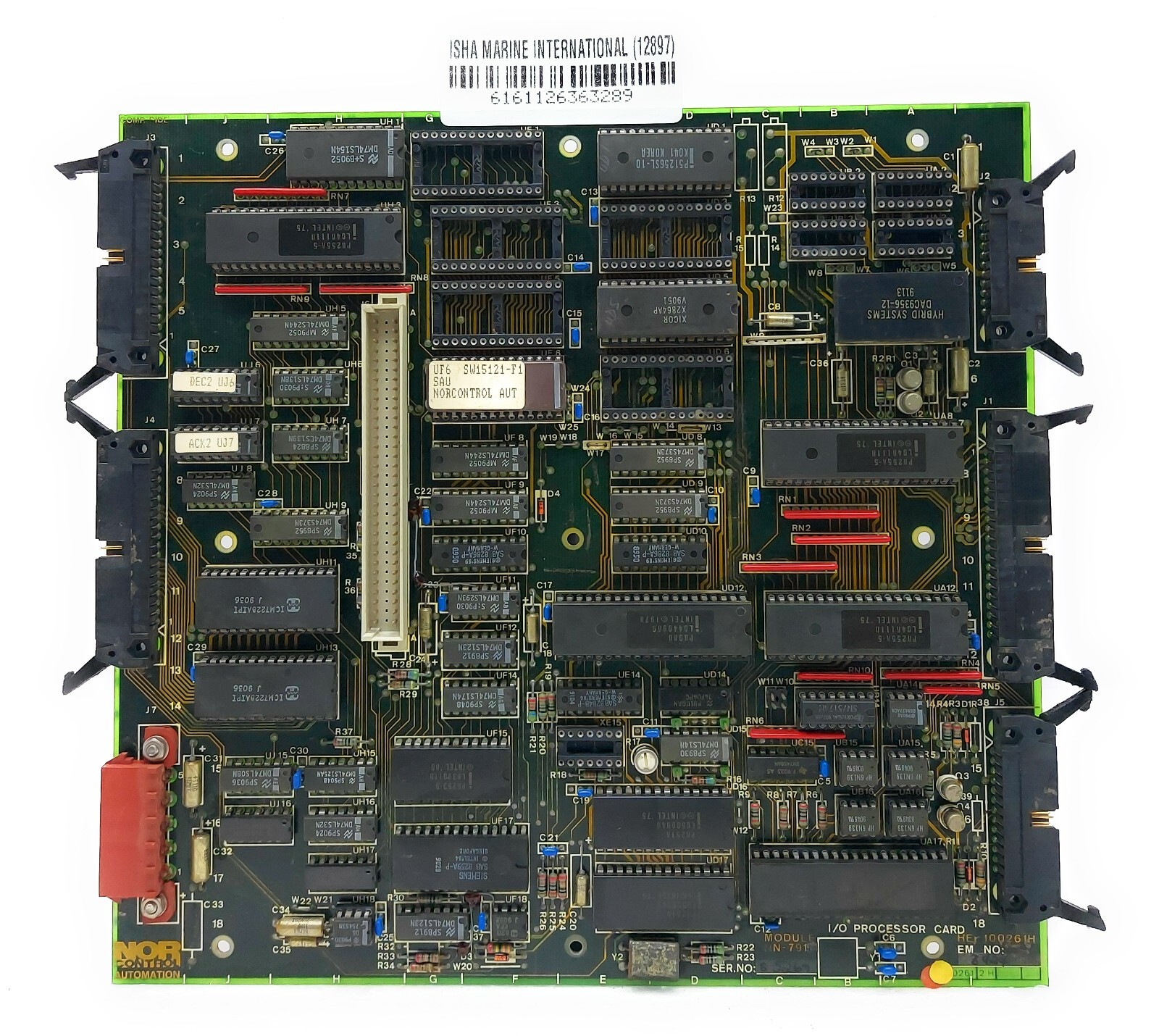 NOR CONTROL Automation NN-791 HEr100261H I/O Processor Card