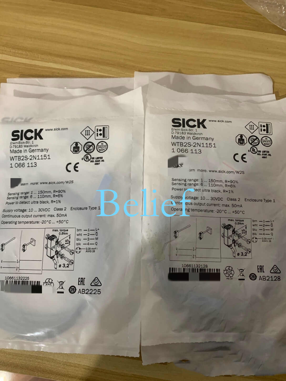 1pc SICK WTB2S-2N1151 Brand new Optical switche Rapid shipment