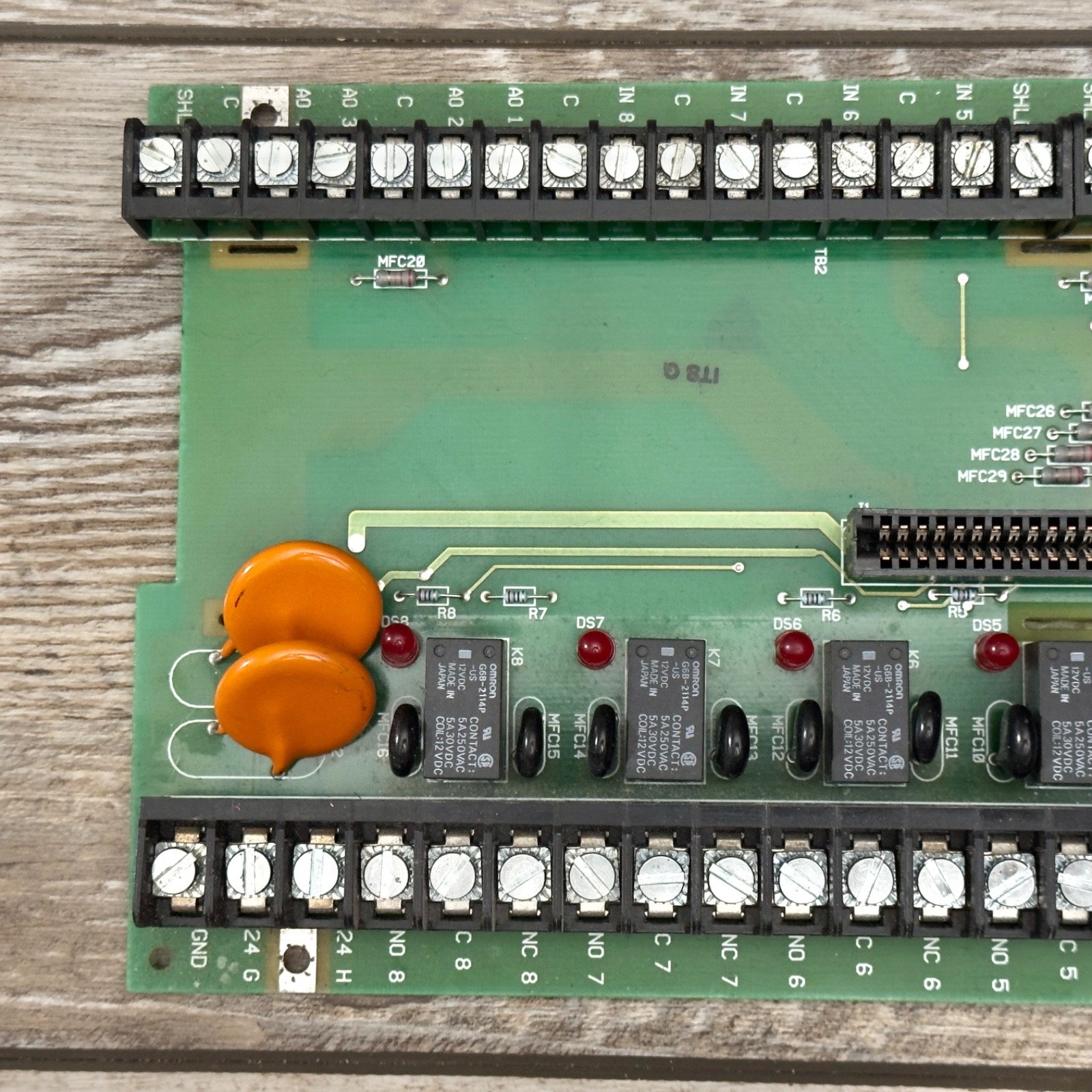 Invensys Barber Colman Microzone II Controller Panel Mount Terminal Board