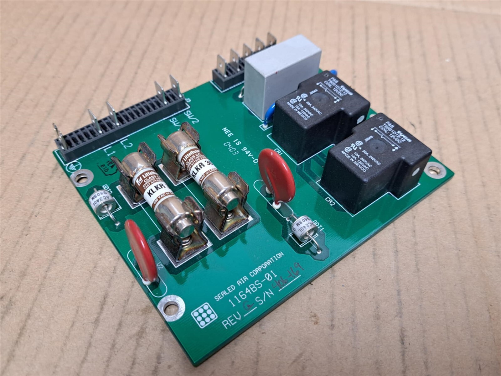 Sealed Air Corporation PCB Board Part No. 1164BS-01