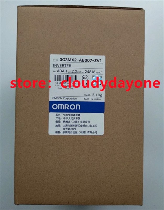 Original Omron 3G3MX2-AB007-V2 replace 3G3MX2-AB007-ZV1 Inverter