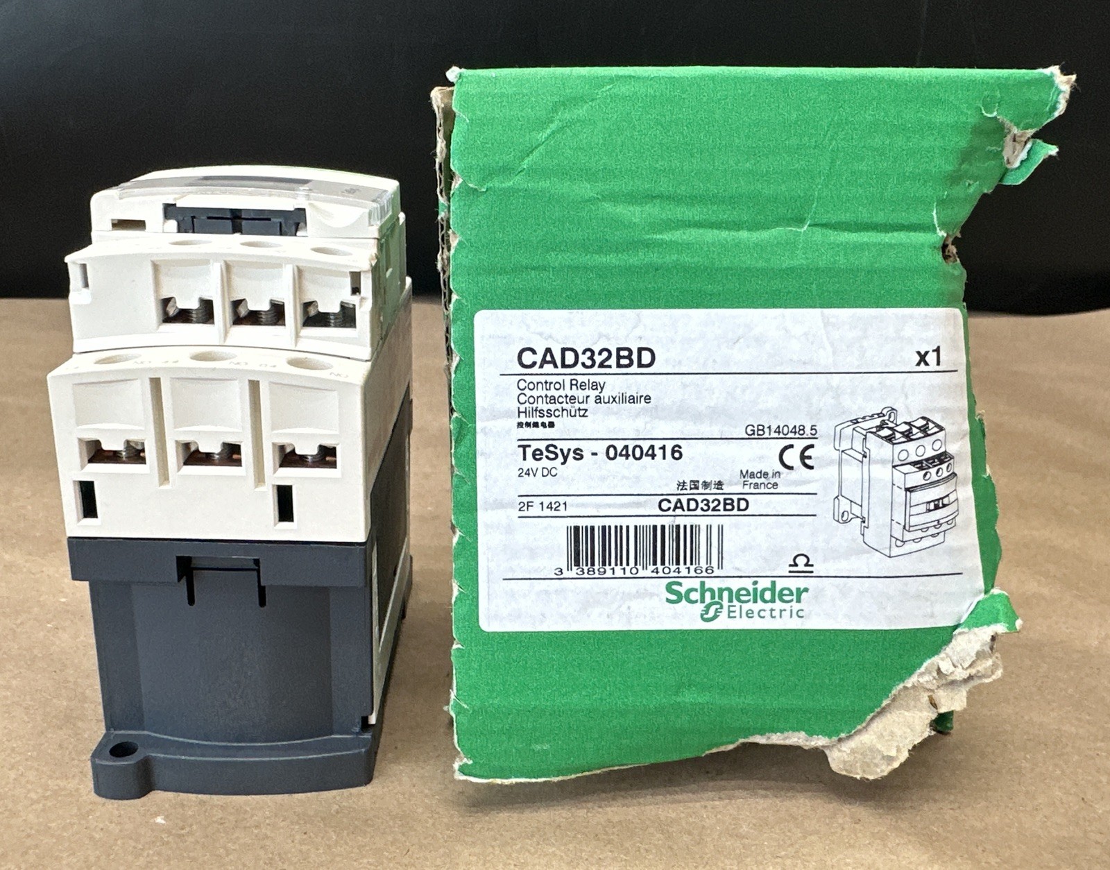 NEW OPEN BOX- Schneider Electric CAD32BD Control Relay 24VDC || WARRANTY! 🇺🇸