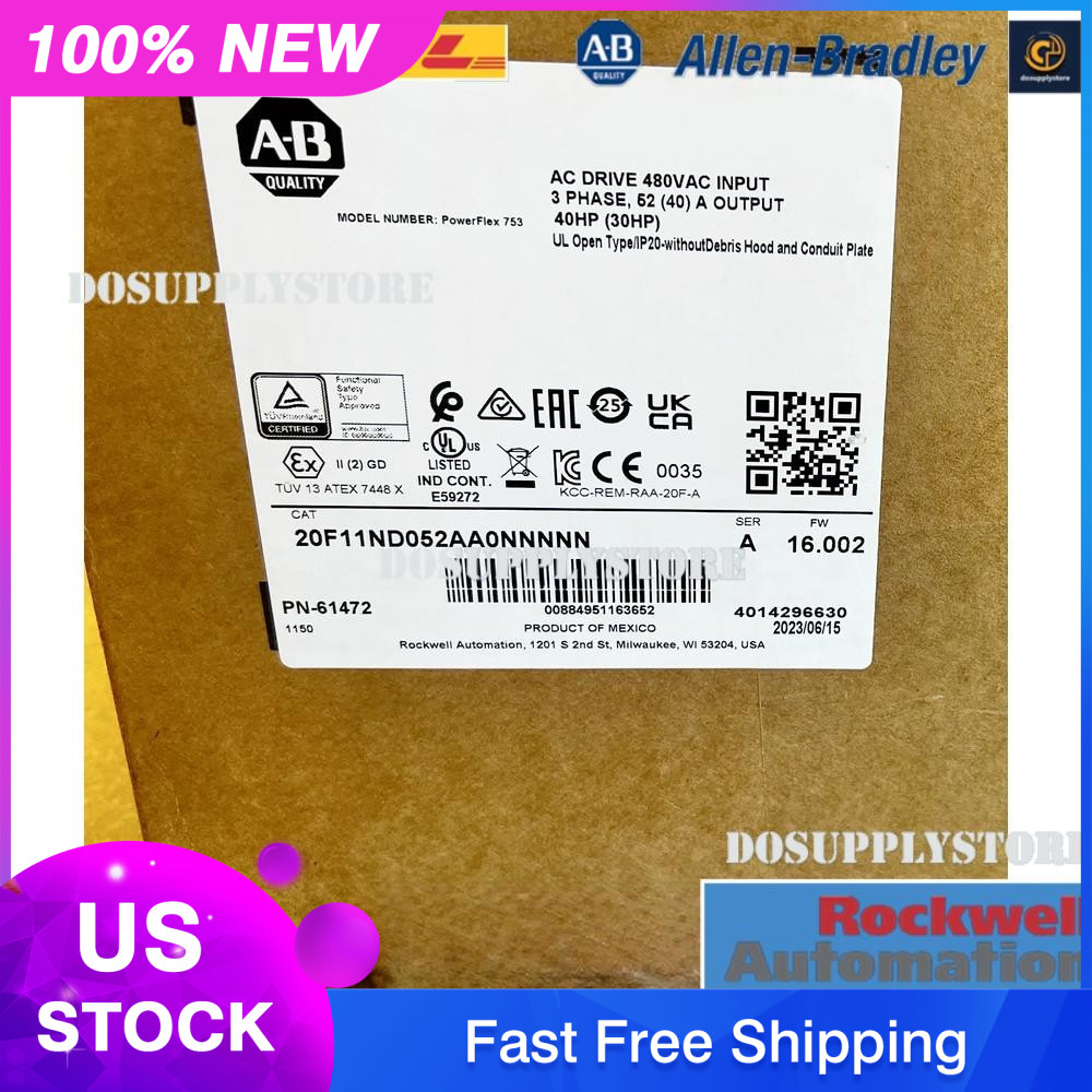 20F11ND052AA0NNNNN AB PowerFlex Air Cooled 753 AC Drive ~AD