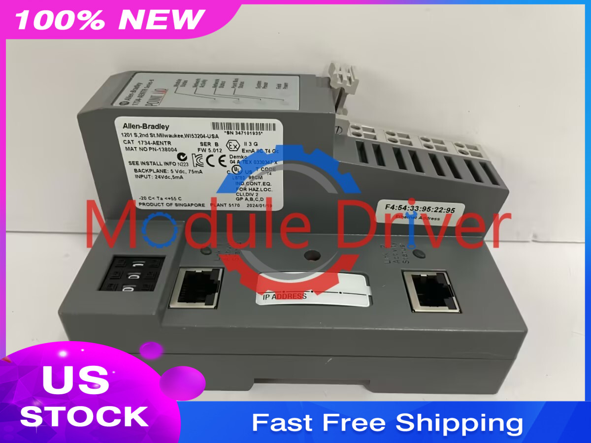 Allen-Bradley 1734-AENTR AB Point I/O Dual Port Adaptor Module New Sealed