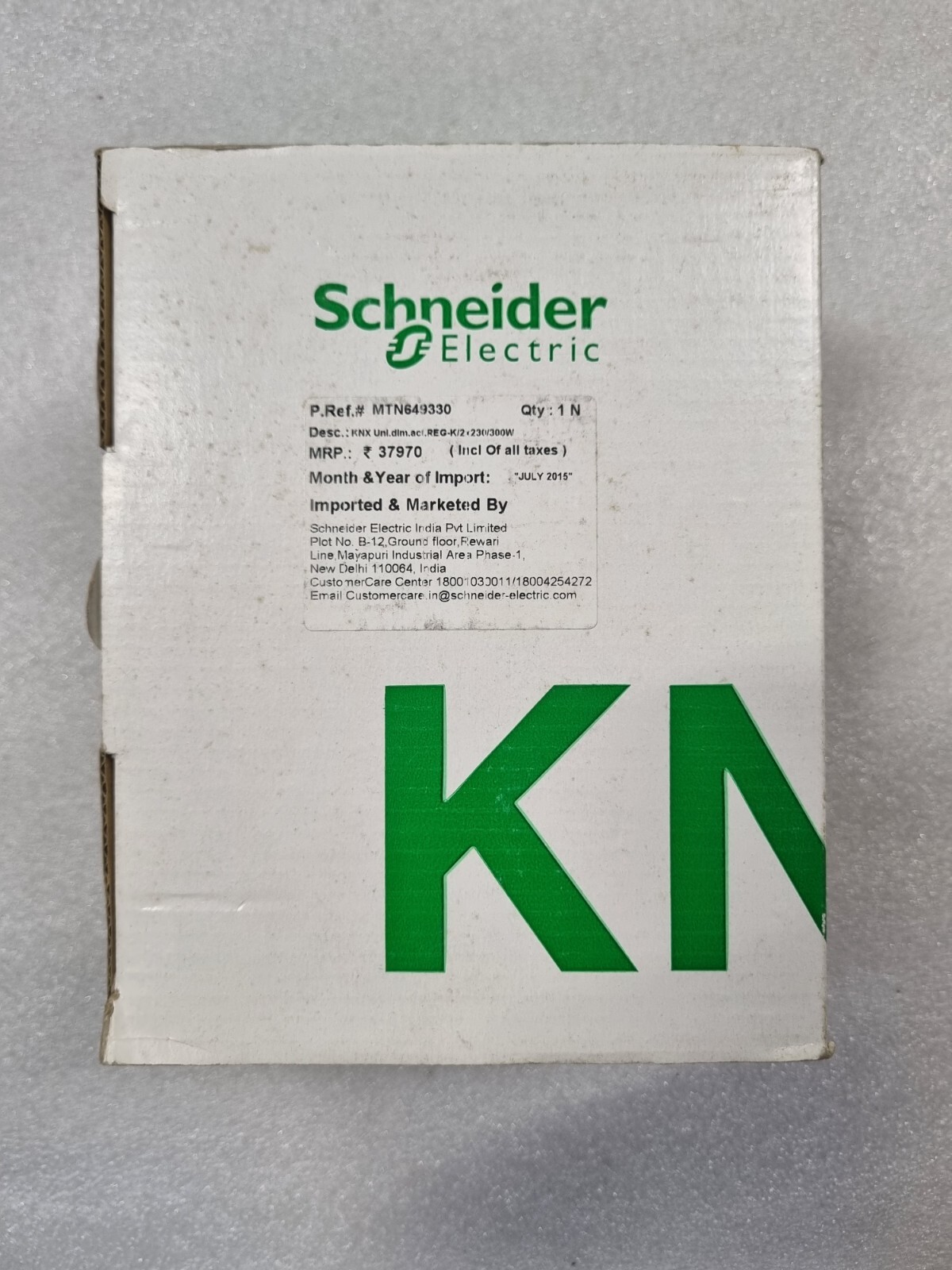 Schneider MTN649330 Universal dimming actuator REG-K/2×230/300W, light grey