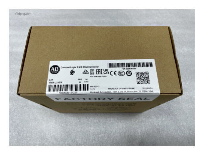 AB 1769-L33ER / A CompactLogix 2MB Enet Controller 1769L33ER New Factory Sealed