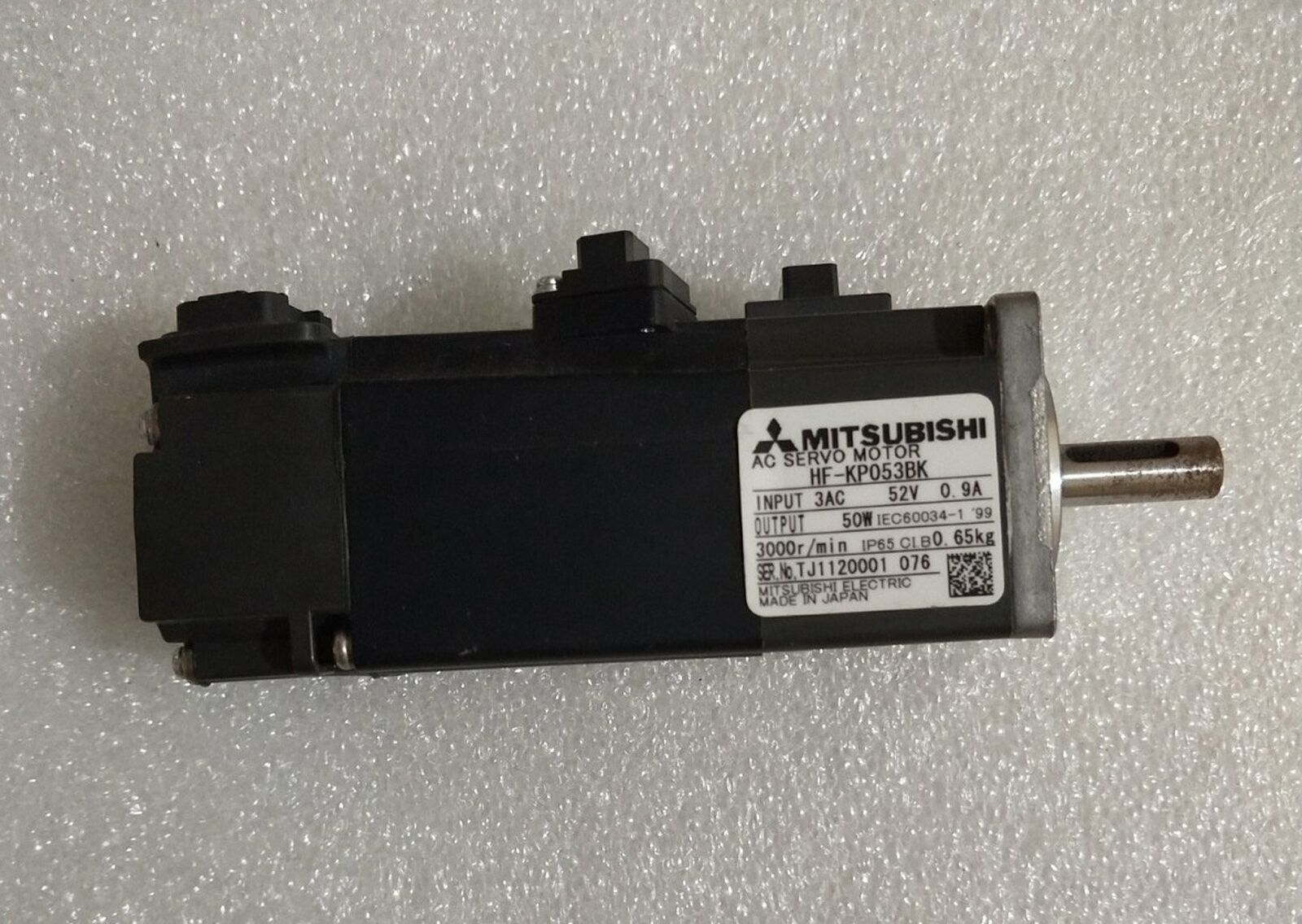1PC USED MITSUBISHI HF-KP053BK 50W AC Servo Motor Tested It In Good Condition