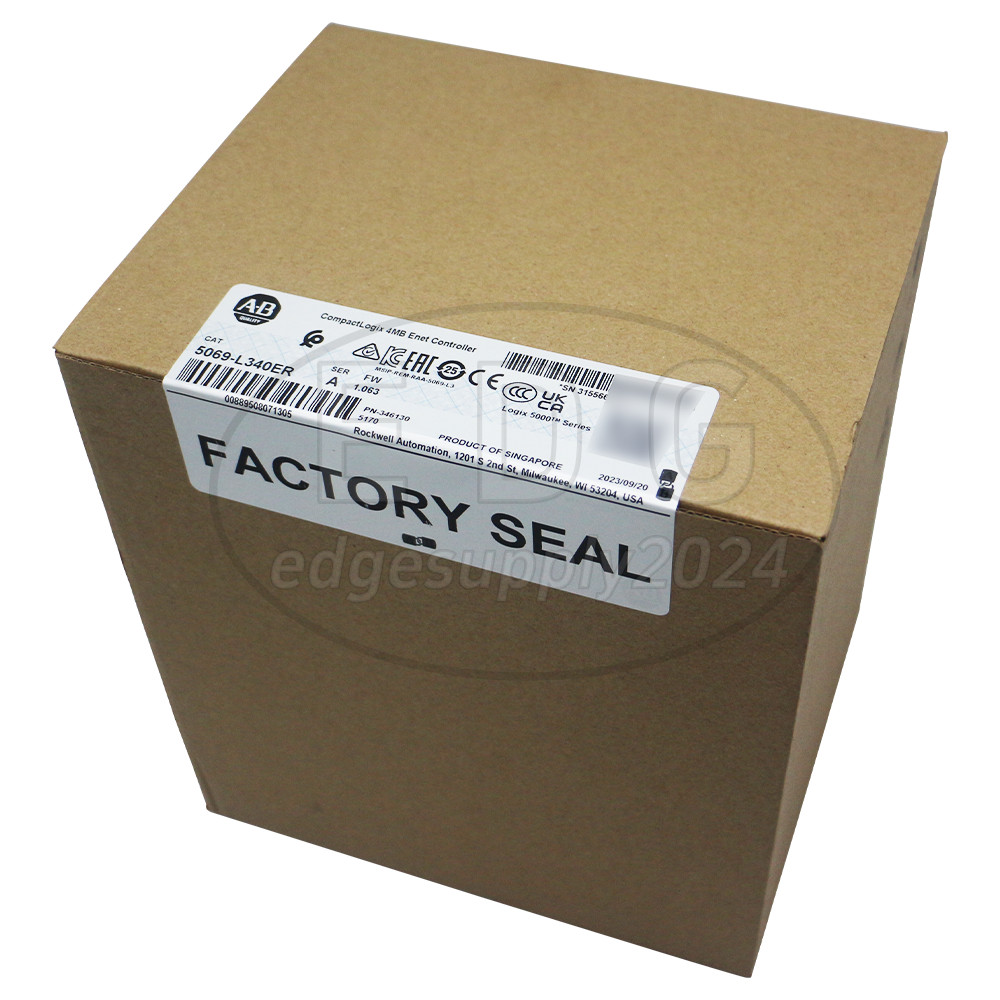 New Allen Bradley 5069-L340ER CompactLogix Enet Controller 4 MB User Memory