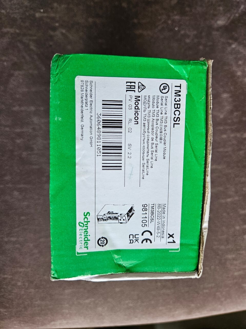 Schneider Electric Modicon TM3BCSL Bus Coupler Module