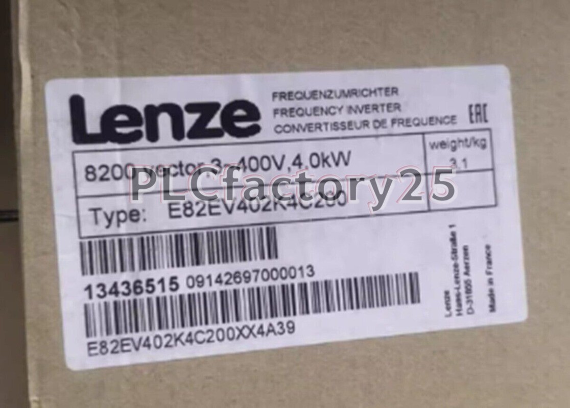 E82EV402K4C200 1PC NEW Sealed Lenze Frequency Inverter Drive E82EV402K4C200