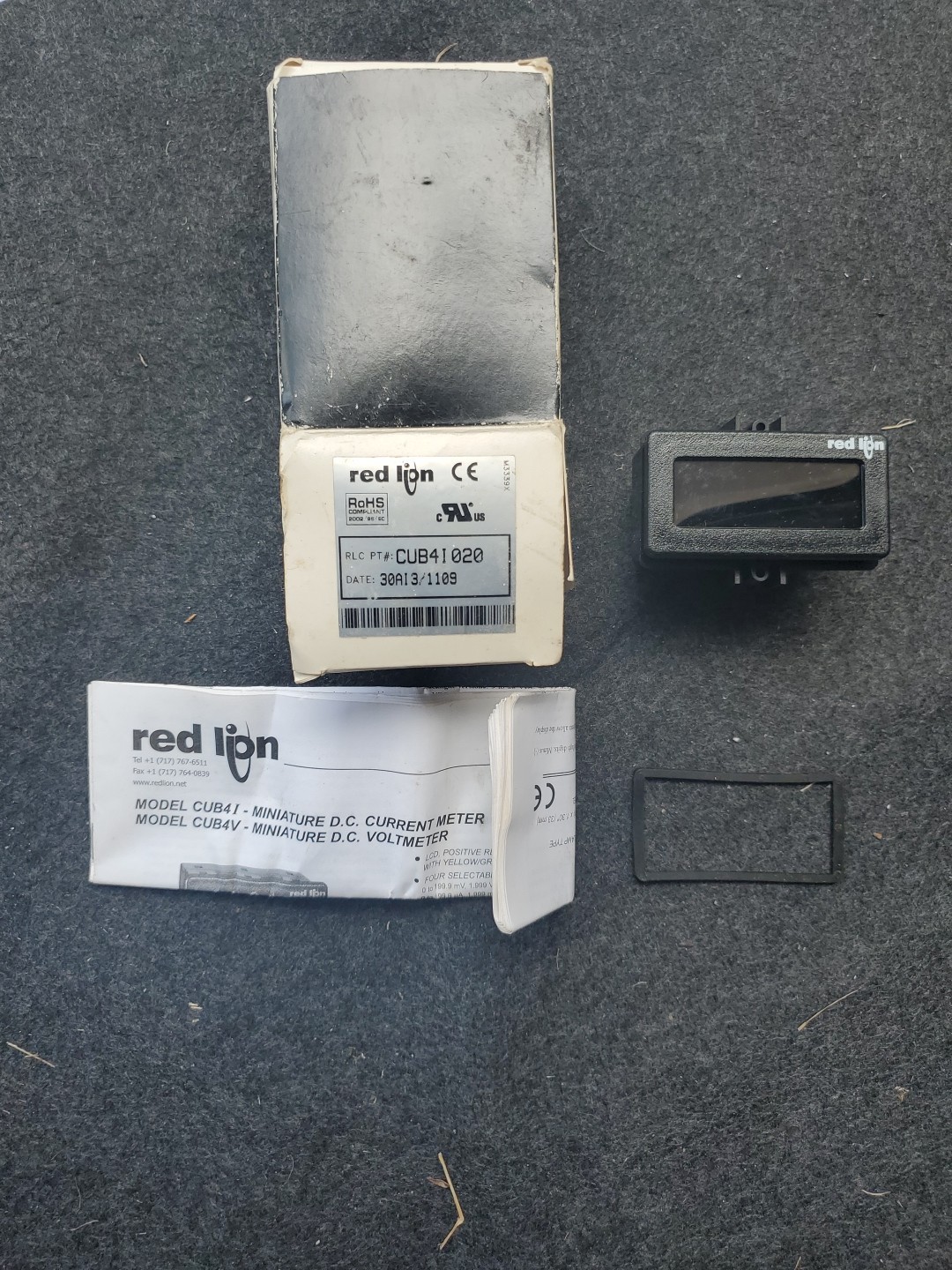 RED LION CONTROLS CUB4I020 PANEL METER