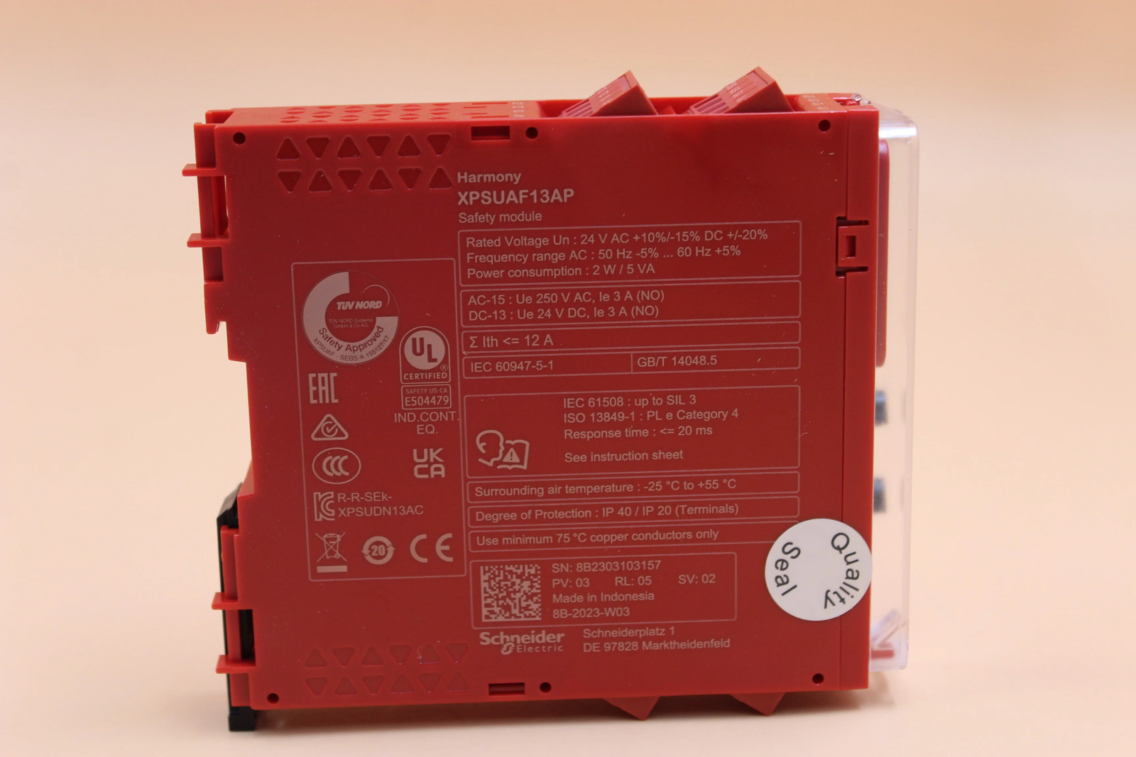 NEW | Schneider Electric | XPSUAF13AP |