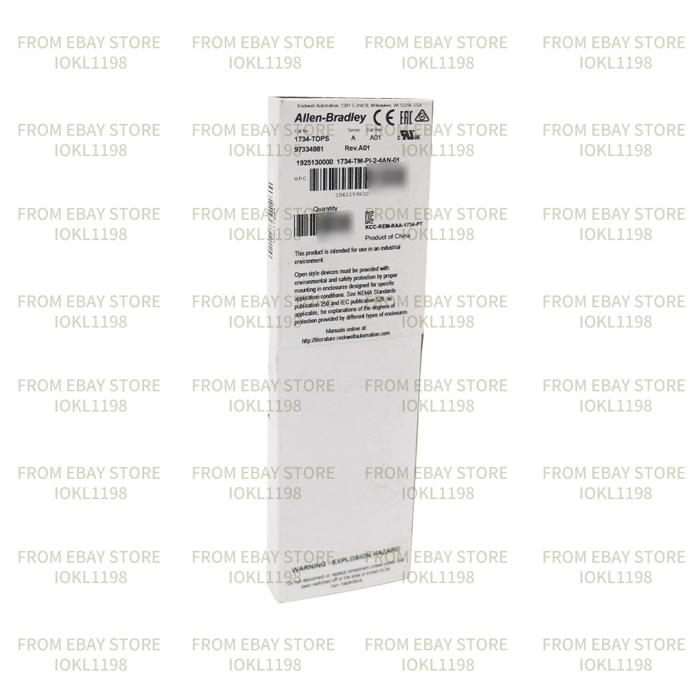 AB 1734-TOPS POINT I/O One-piece Terminal Base with Spring Clamp 8 Terminations