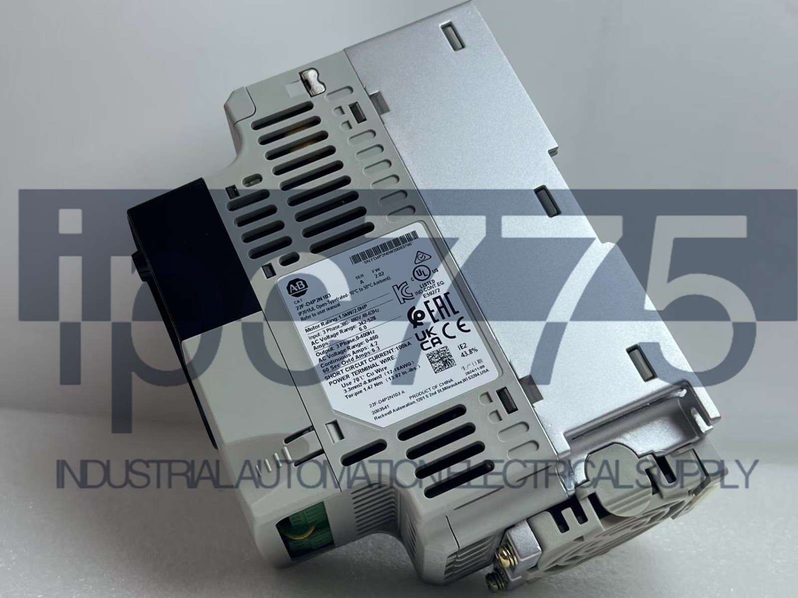 1PCS New Allen-Bradley 22F-D4P2N103 4M 1.5 kW 2 HP AC Drive