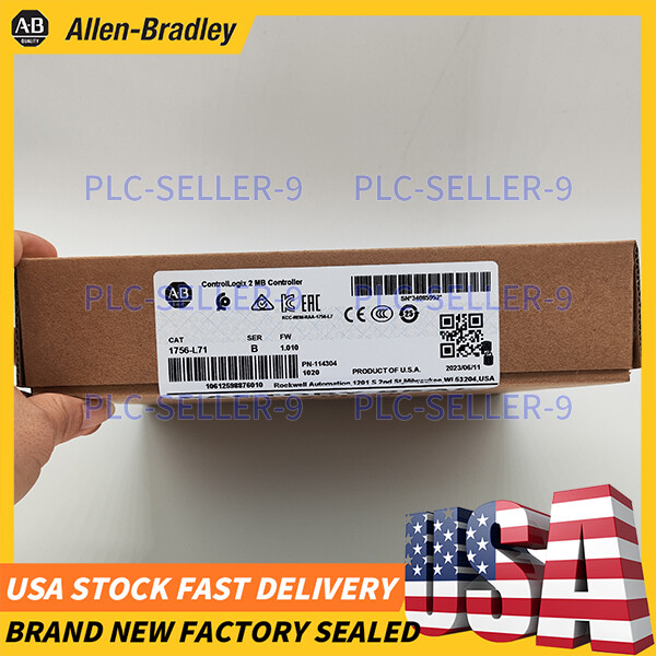 Allen Bradley 1756-L71 ControlLogix 2MB Controller New Sealed Free Shipping
