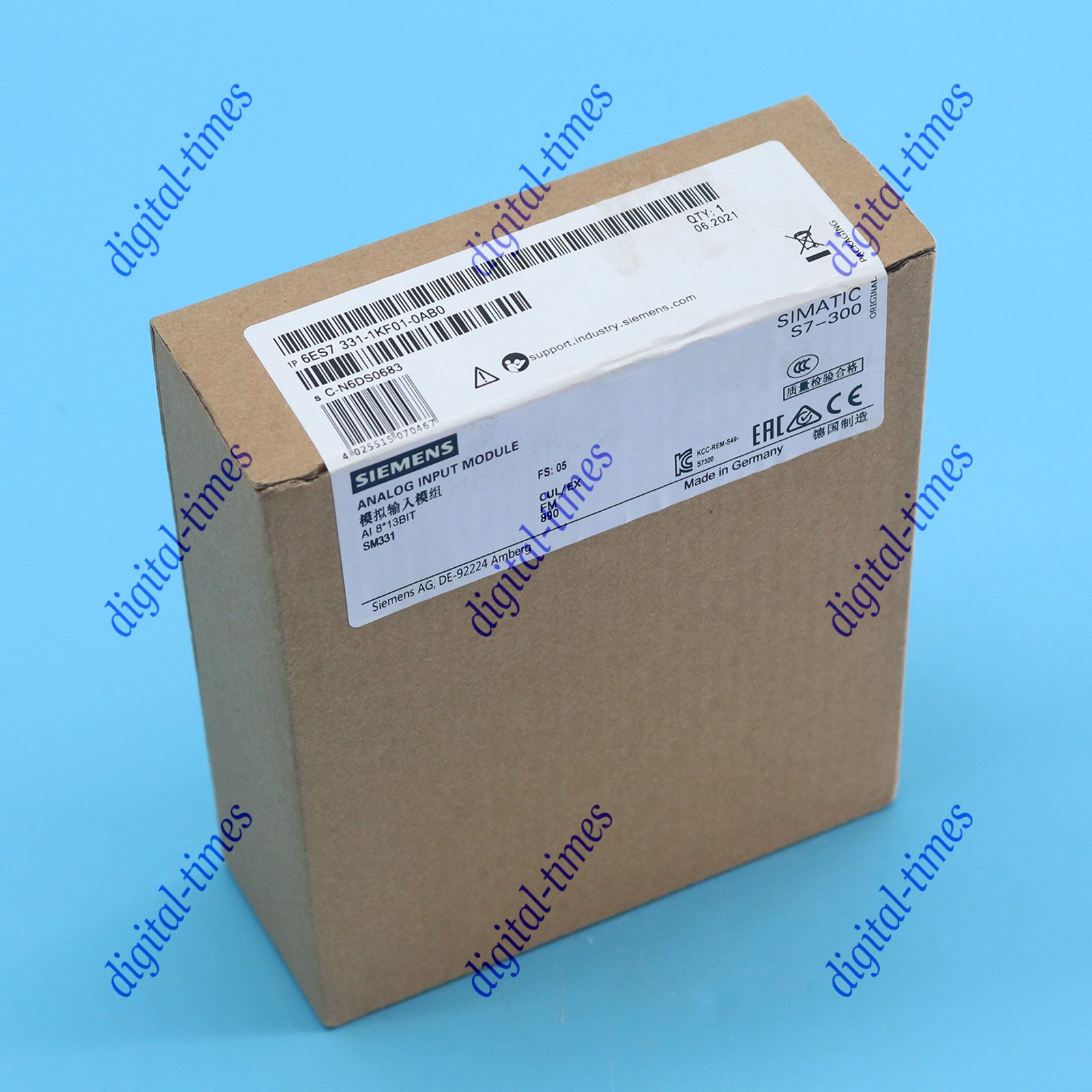 NEW SIEMENS 6ES7331-1KF01-0AB0 6ES7 331-1KF01-0AB0 PLC Module SPOT STOCK