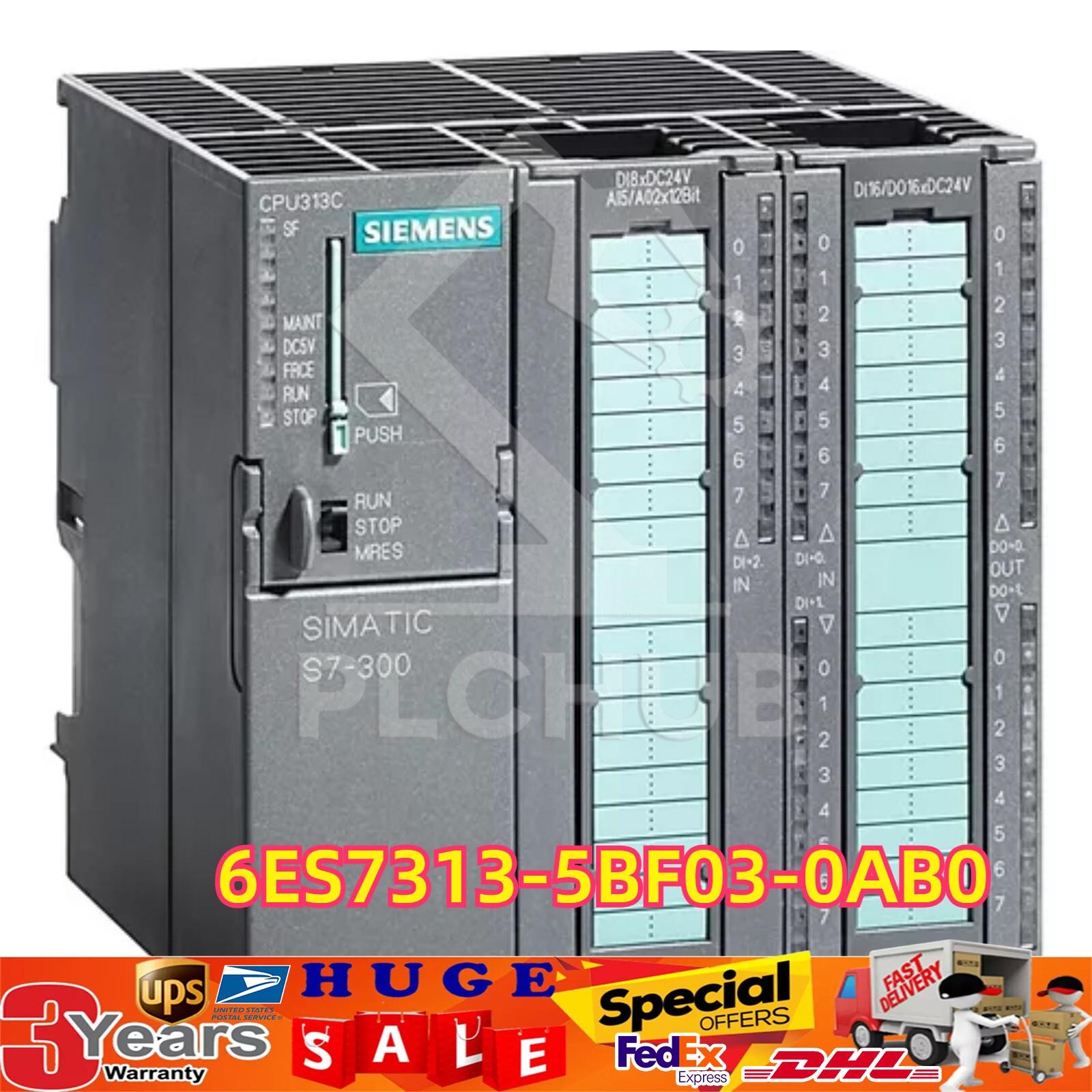 New Siemens 6ES7 313-5BF03-0AB0 6ES7313-5BF03-0AB0 S7-300 CPU Modul
