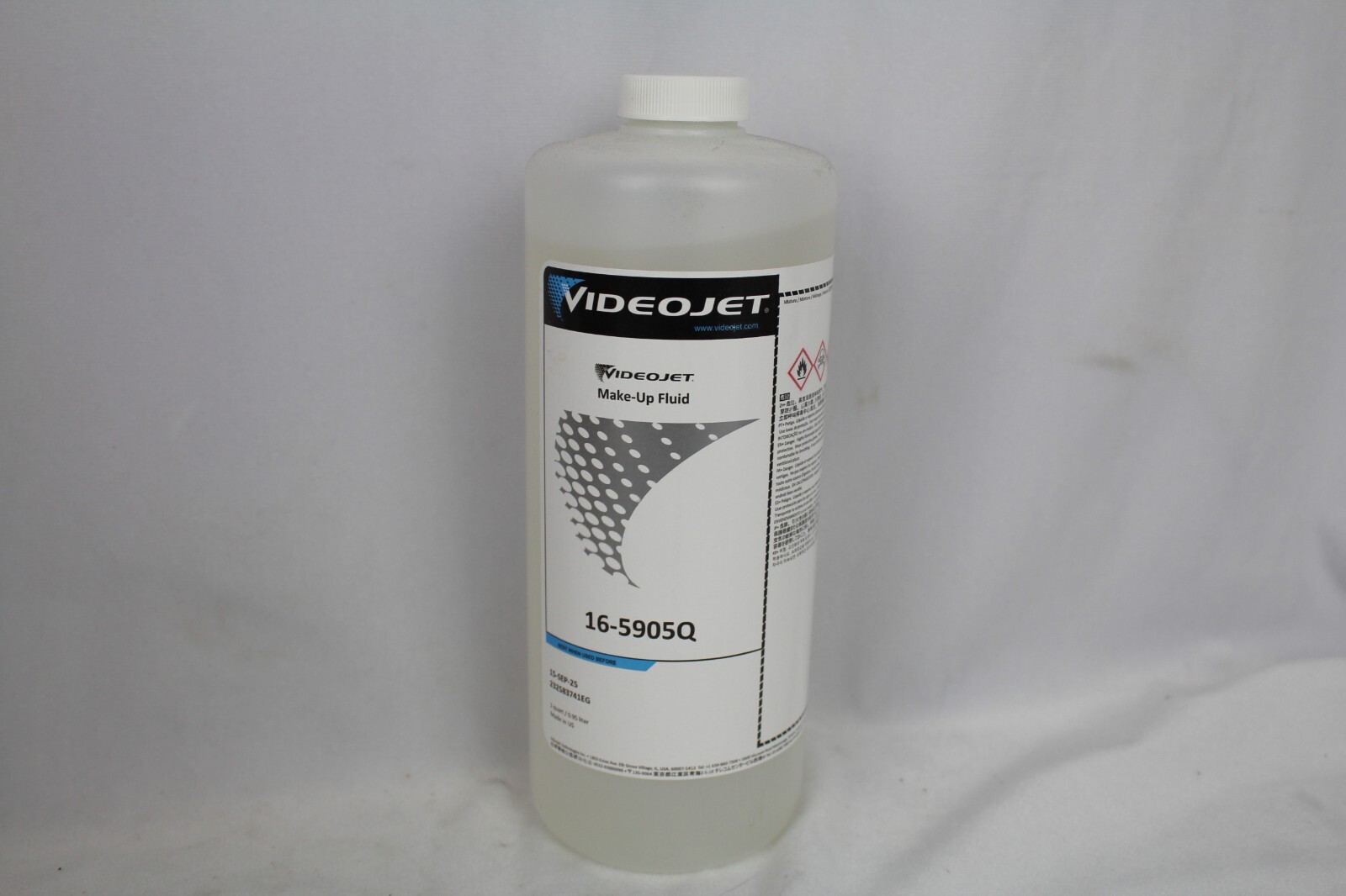 VIDEOJET 16-5905Q / 165905Q Make-up Fluid (BRAND NEW) 12/25 Full Case of 9