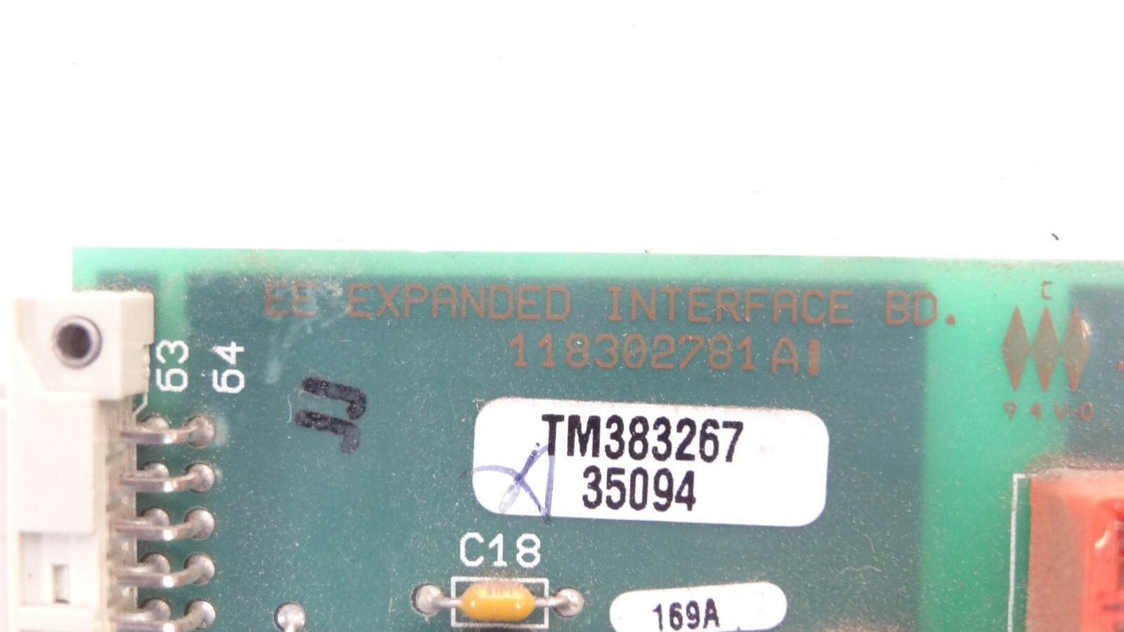 Powerware / Exide 101072994-001 Rev C Expanded Interface Board PCB Assembly