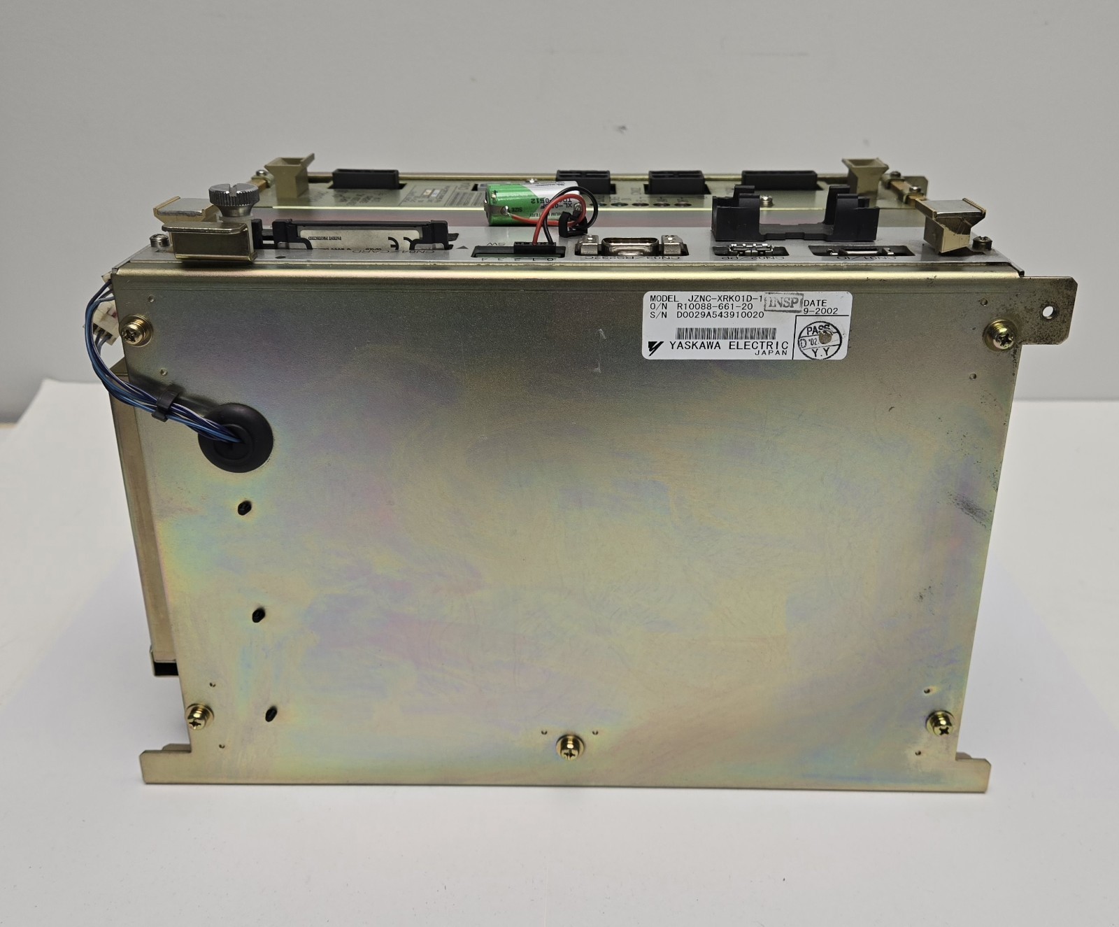 YASKAWA JZNC-XRK01D-1 ROBOT CONTROLLER. WITH YASNAC CN05 POWER SUPPLY.