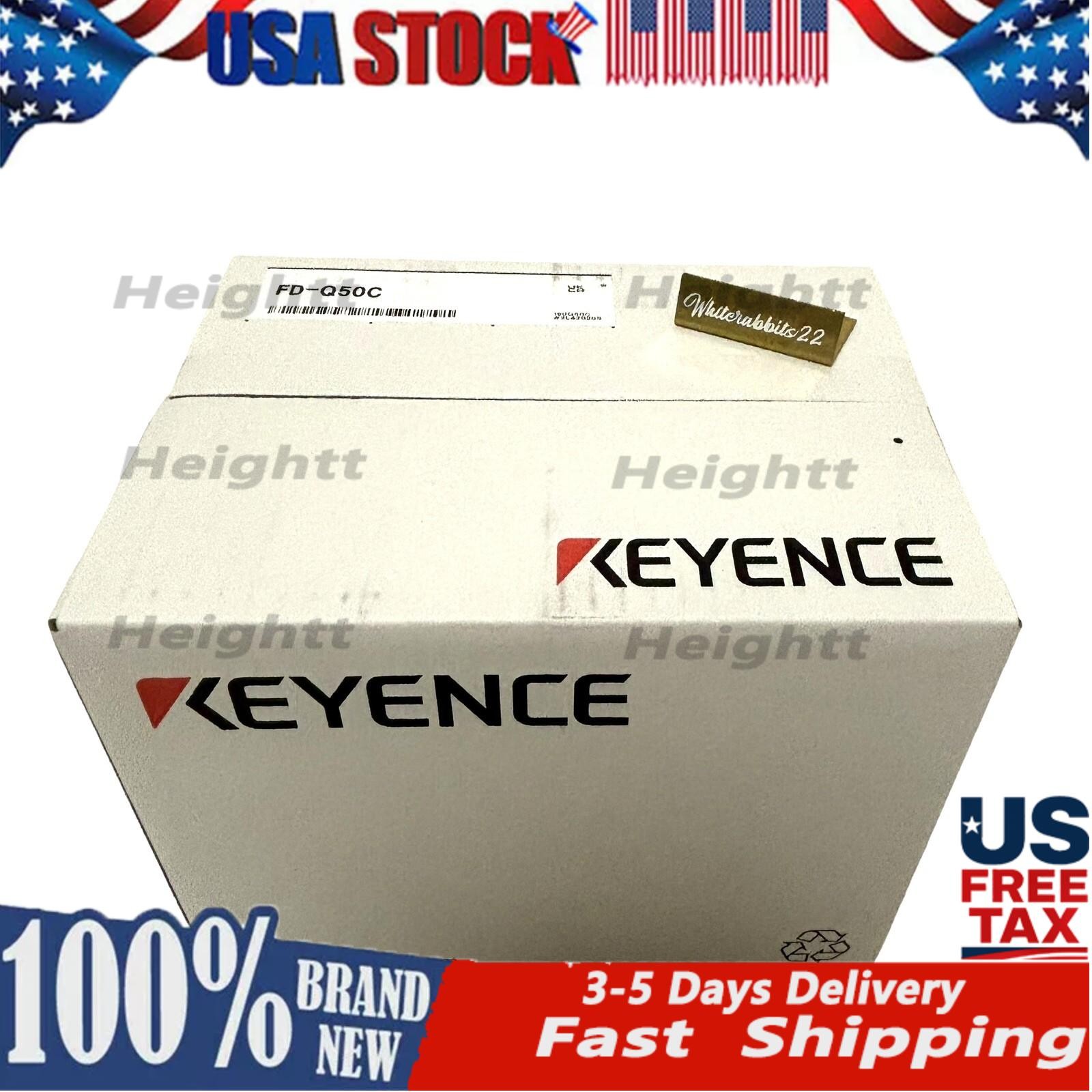 NEW Keyence FD-Q50C Clamp-On Flow Sensor Flow Meter US Free TAX
