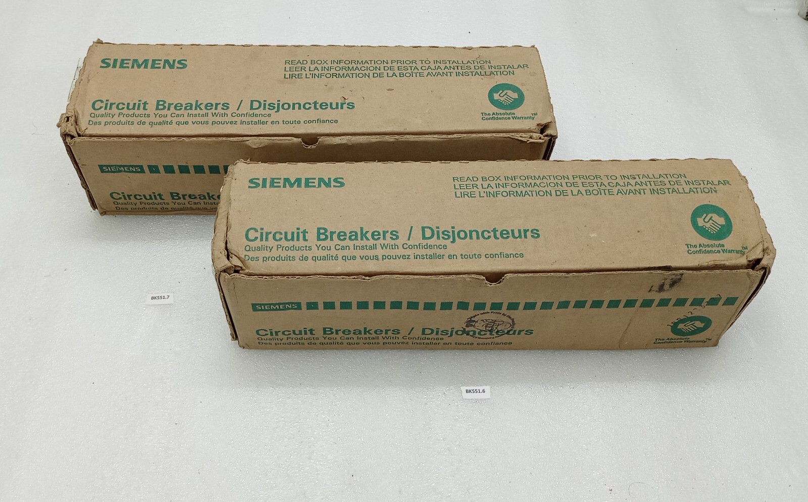 SIEMENS Q260 Type QP Circuit Breaker 60 AMP (Lot of 6 in 1box)