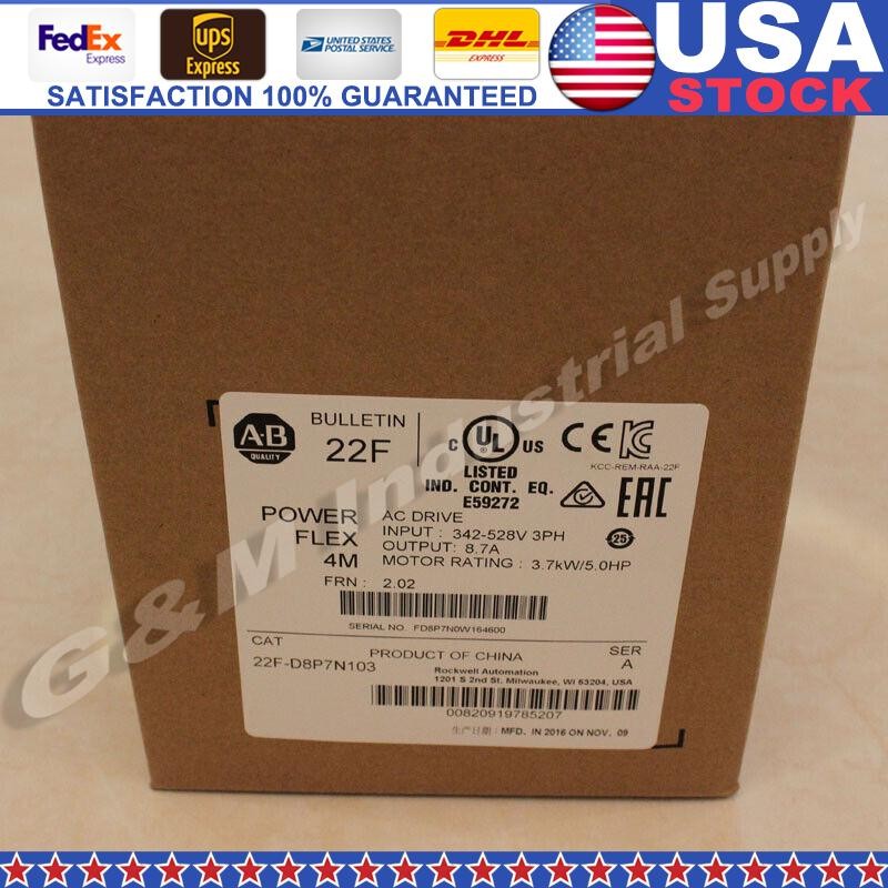 22F-D8P7N103 Allen Bradley PowerFlex4M AC Drive New Factory Sealed