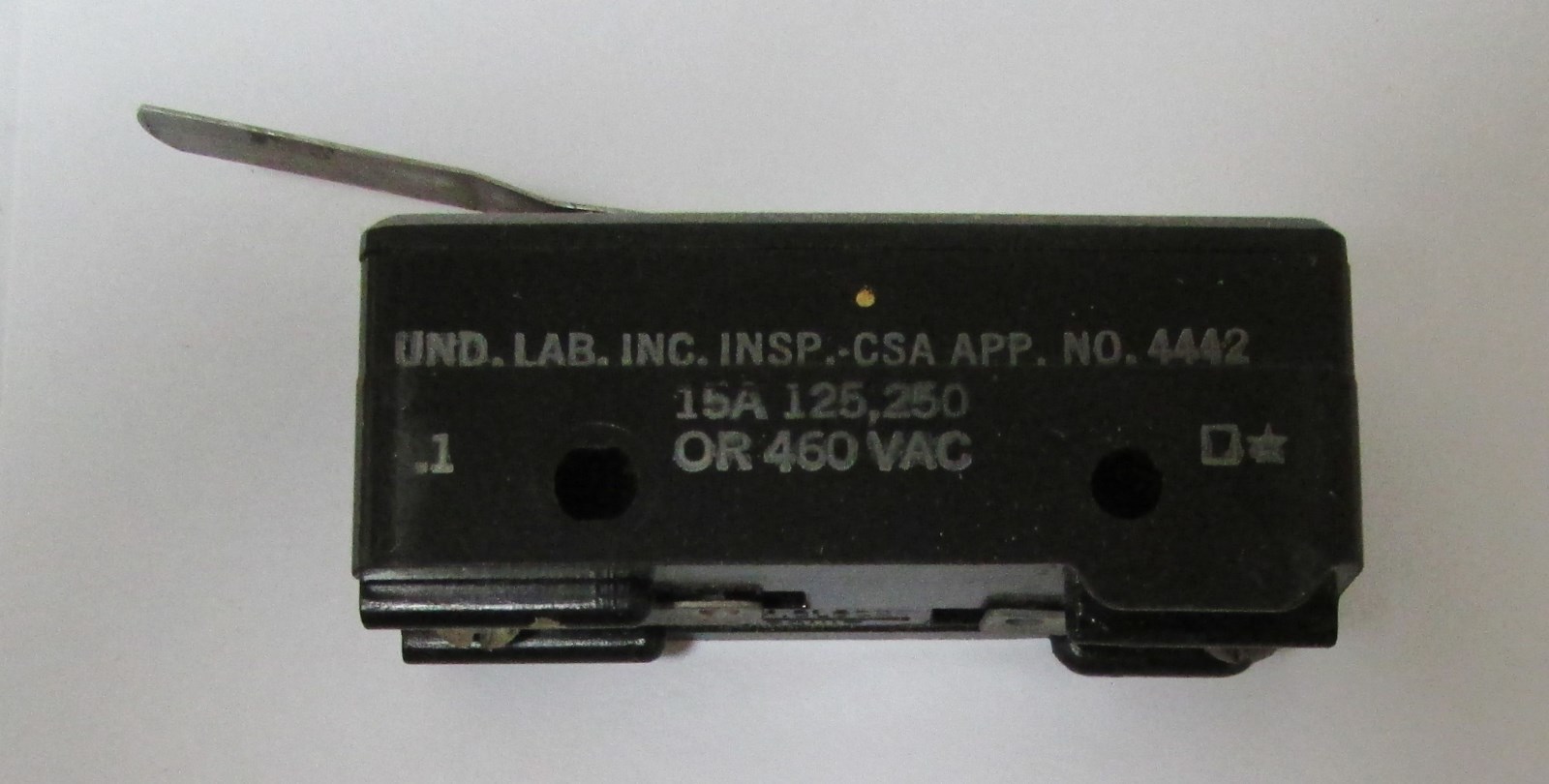 MICROSWITCH R-RL 15 Amp 125.250.460 VAC R RL LimIt Switch *PRICED PER EACH*