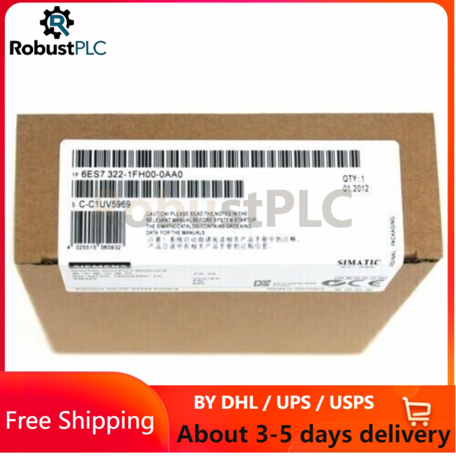 New Siemens 6ES7322-1FH00-0AA0 6ES73221FH000AA0 S7-300, Digital output SM 322