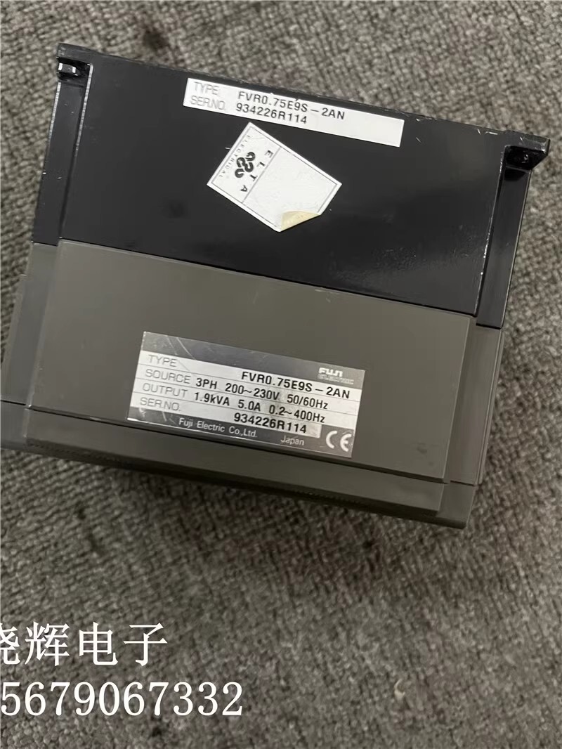 1pcs Used Fujifilm inverter FVR0.75E9S-2AN 0.75KW 220V