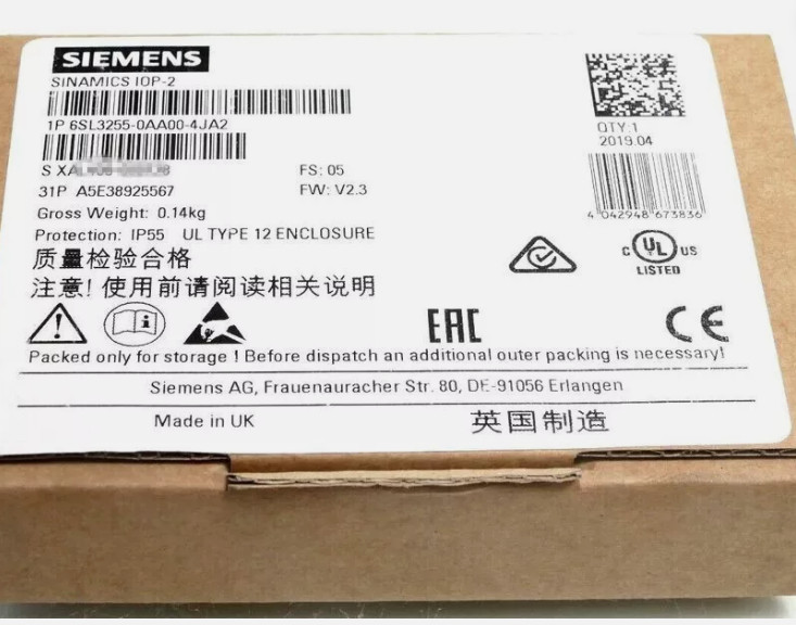 1pcs new Siemens 6SL3255-0AA00-4JA2 Intelligent Operator Panel 6SL32550AA004JA2