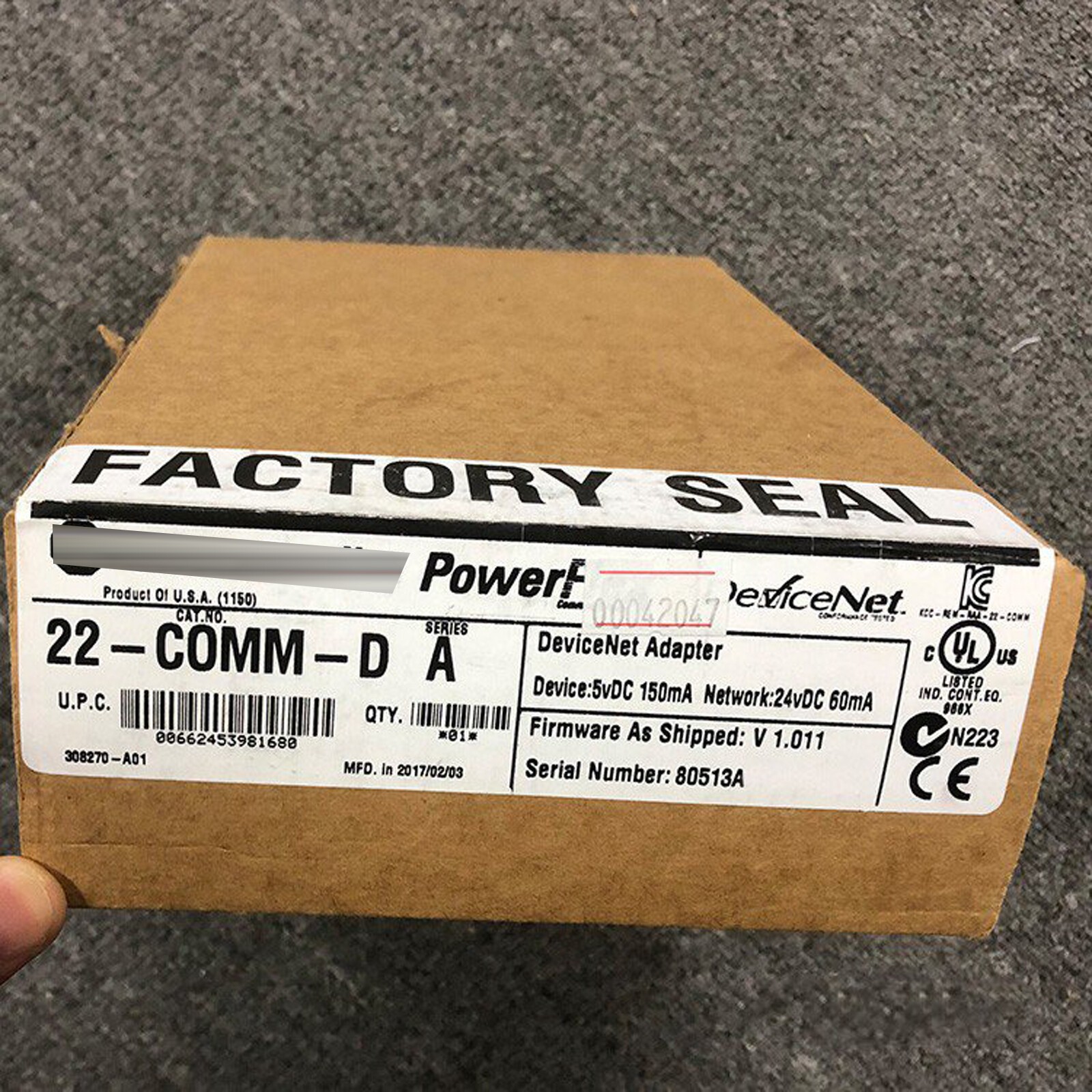 22-COMM-D DeviceNet to DSI Communication Adapter NEW AB 22-COMM-D US Free Tax