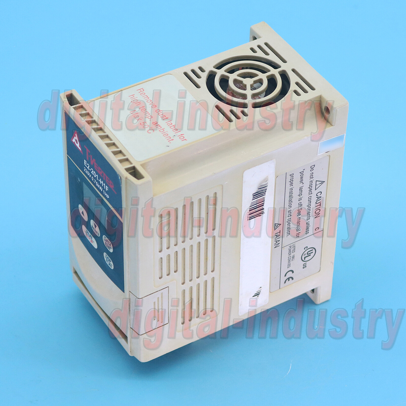 1PS Used For TECO Taian E2-201-H1F 220V 0.75KW inverter Free Shipping