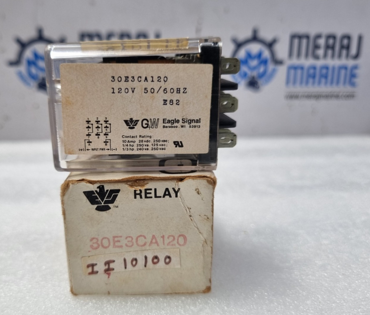 Eagle Signal Industrial Control 30E3CA120 Relay 120V 50/60Hz