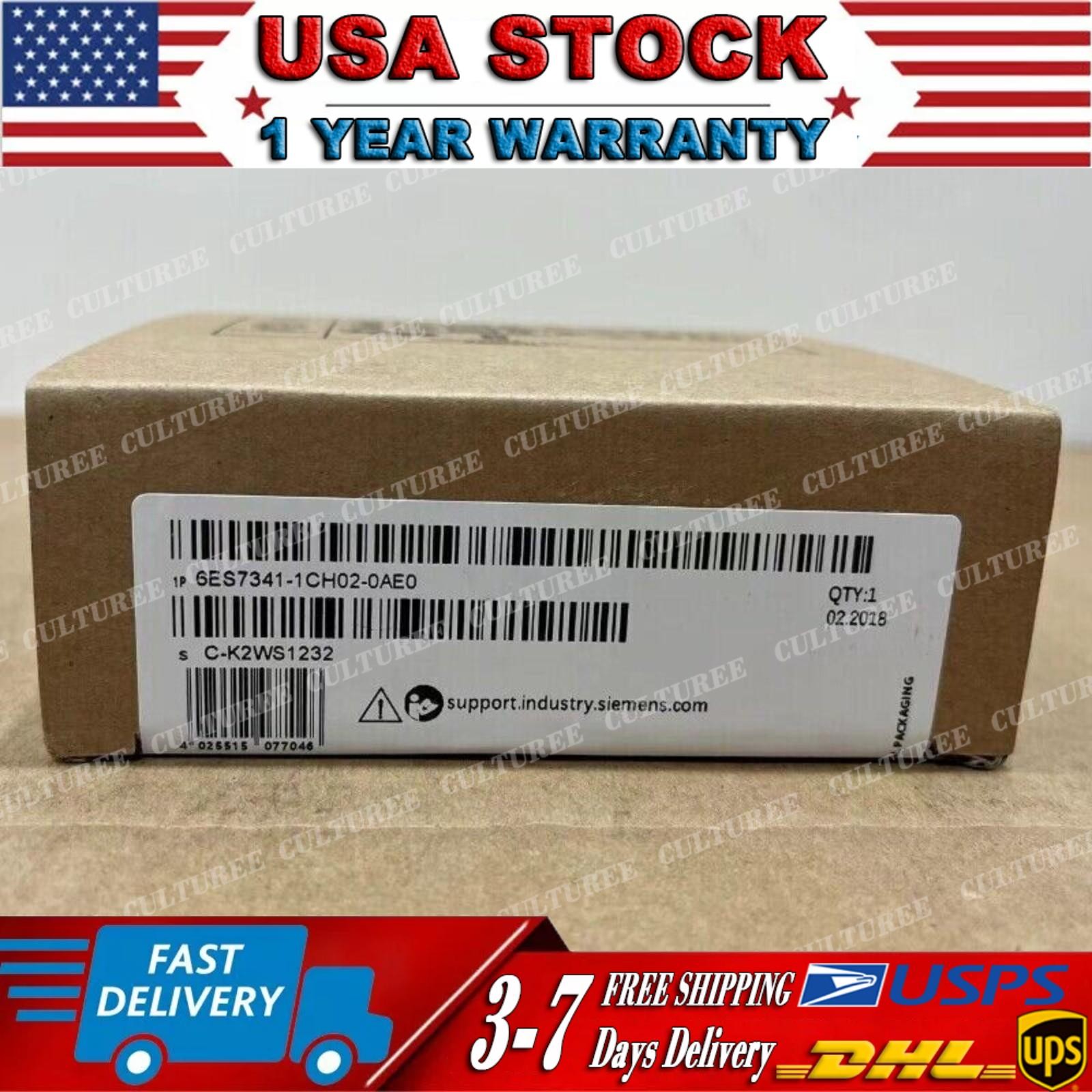 1PC NEW IN BOX Siemens 6ES7341-1CH02-0AE0 6ES7 341-1CH02-0AE0 Fast Ship