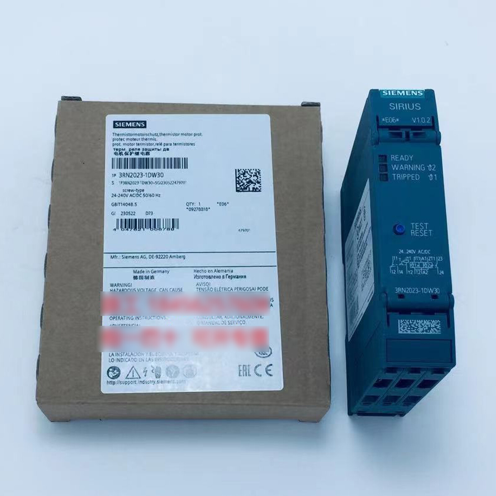 1PC NEW SIEMENS Thermistor motor protective relay 3RN2023-1DW30 FREE SHIP#XR