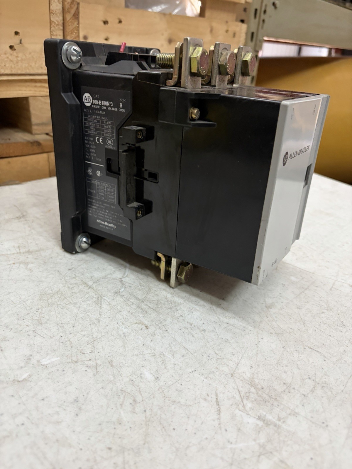 Allen-Bradley 100-B180N*3 Contactor Ser.B 120V 60Hz 110V 50Hz Free Shipping